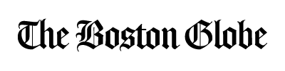 Boston Globe - Black Transparent (400 x 100)