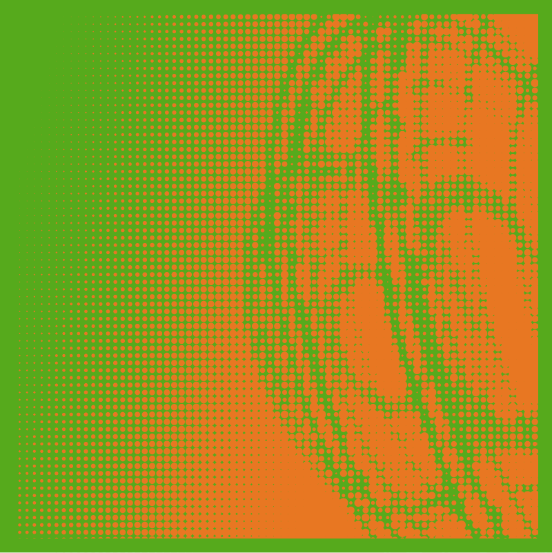 Content Card - Dots - Design - Two Color - Bordered Frame (800 x 800)